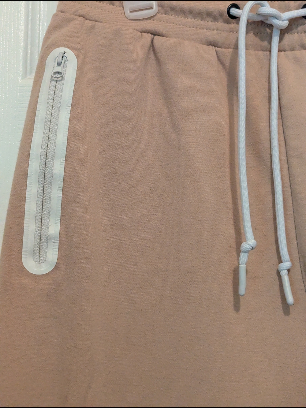 Nike Tan Jogger Sweatpants with White Accents - Picture 3 of 12